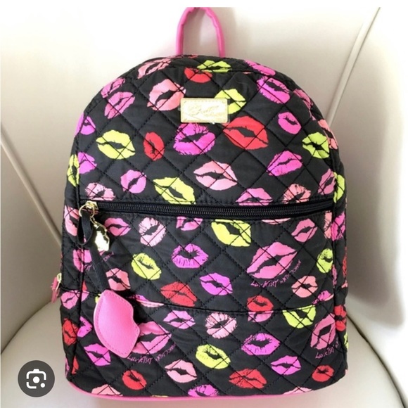 Betsey Johnson Quilted Backpack - Picture 2 of 12